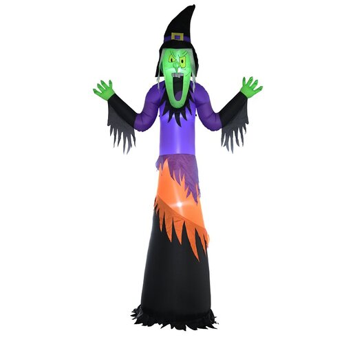 J Hofert 8510 Inflatable Witch, 12 ft