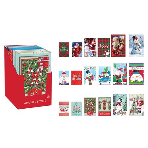 Santas Forest 67924 Apparel Box, Cardboard, Assorted Print