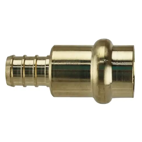 1/2 in. Brass PEX Barb x 1/2 in. Press Adapter