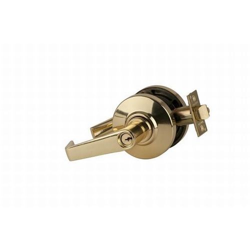 AL Series Faculty Restroom Saturn Lock C123 Keyway with 11096 Latch 10025 Strike Bright Brass Finish