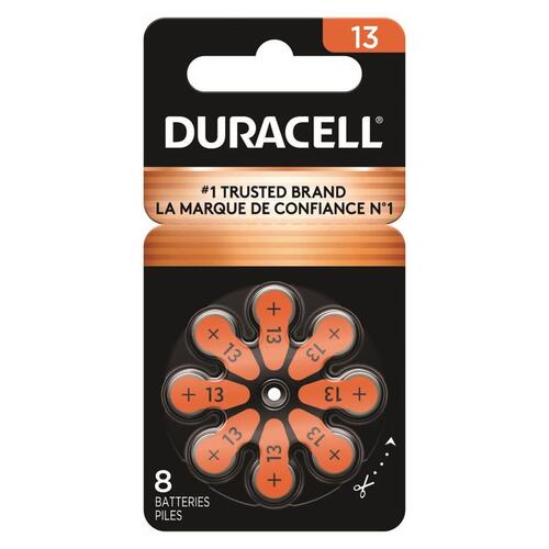 DURACELL HAZA13-8 Hearing Aid Battery Zinc Air 13 1.5 V