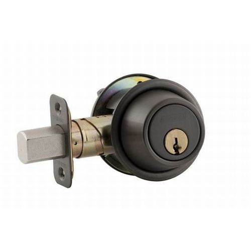 Grade 2 Fire Rated Single Cylinder Deadbolt with C Keyway with 12294 Latch and 10094 Strike Oil Rubbed Bronze Finish