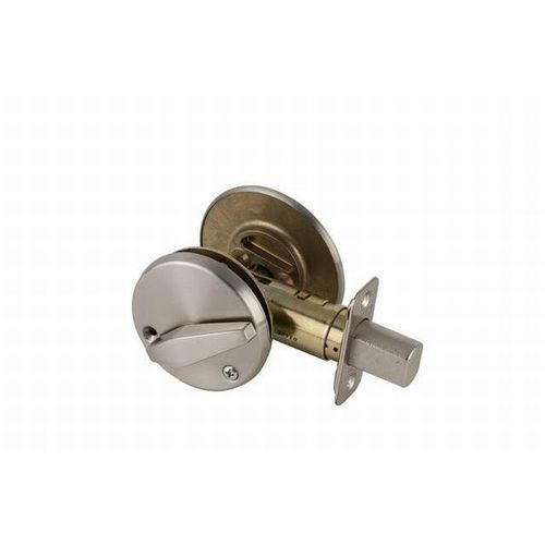 Schlage Commercial B581F 619 Grade 2 Fire Rated Turn by Blank Plate Deadbolt with 12287 Latch