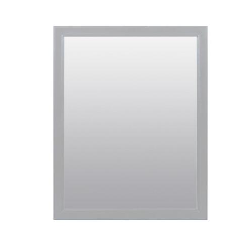 Zenna Home M2025GY Bathroom Mirror 25" H X 20" W Matte Gray