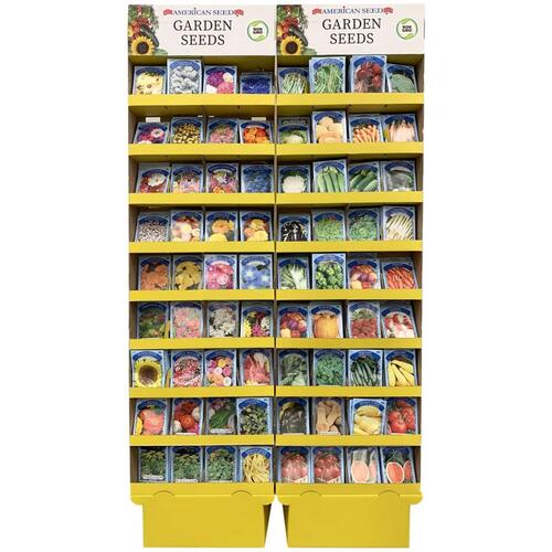 American Seed PGP800 Seed Display Green Garden Assorted