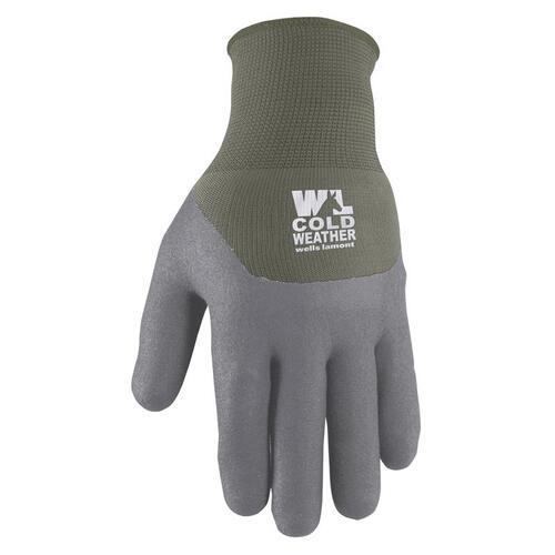 Wells Lamont 554GS Winter Work Gloves Women's Outdoor Cold Weather Black/Gray S Black/Gray Pair