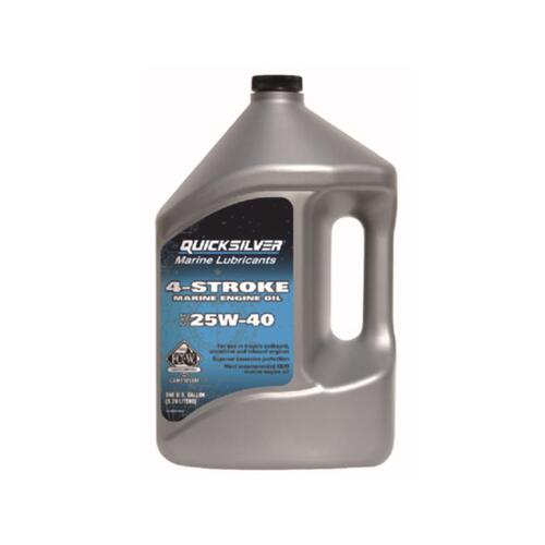 Quicksilver 710-928M0078620 4 Stroke Outboard Oil 25W-40 4-Cycle Marine 1 gal