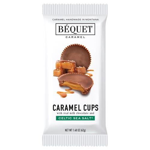 Bequet 255-FL1002-R02 Caramel Cups Celtic Sea Salt 1.48 oz