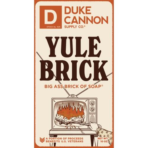 Duke Cannon 01HOLIDAYYULE Bar Soap Big Ass Brick of Soap Yule Brick Scent 10 oz