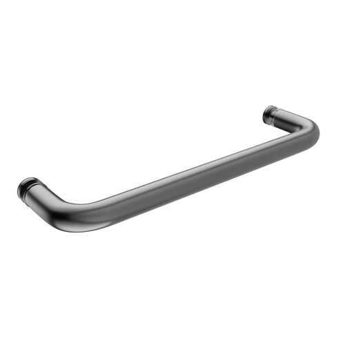 Brixwell TB-20SM-SC 20 Inches Center To Center Standard Tubular Shower Towel Bar Single Mount Without Washers Satin-Chrome