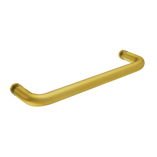 14 Inches Center To Center Standard Tubular Shower Towel Bar Single Mount Without Washers Satin-Brass