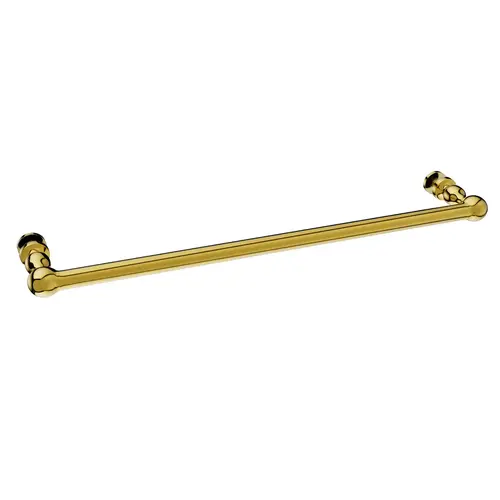 Brixwell TBC-24SM-PB 24 Inches Center To Center Colonial Series Towel Bar Single Mount Polished Brass