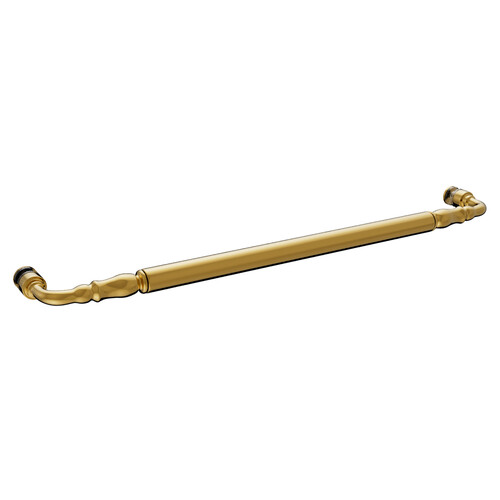 Brixwell TBT-27SM-LB 27 Inches Center To Center Traditional Series Victorian Style Towel Bar Single Mount Lifetime Brass