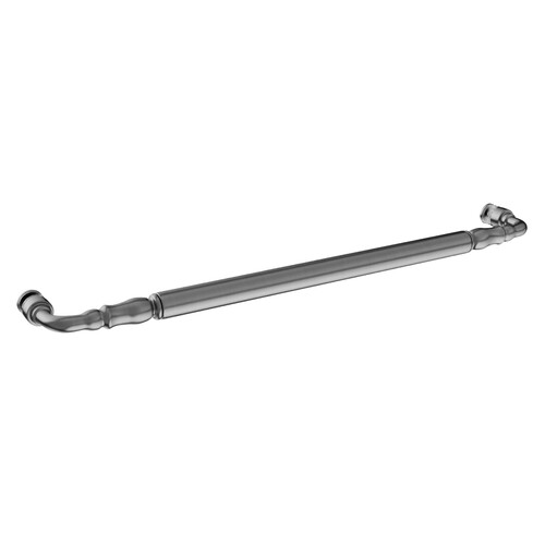 24 Inches Center To Center Traditional Series Victorian Style Towel Bar Single Mount Satin-Chrome