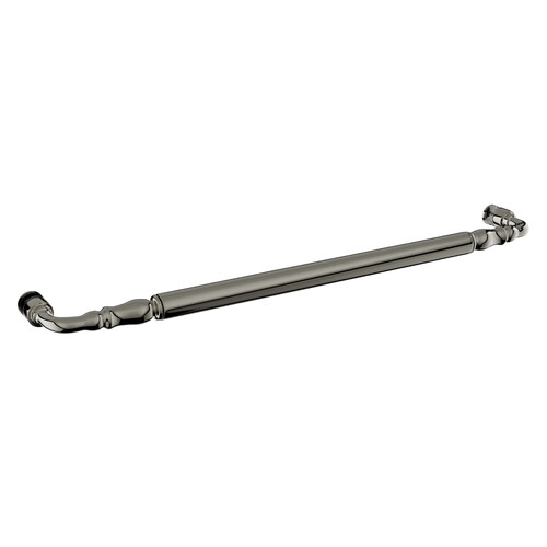 Brixwell TBT-24SM-PN 24 Inches Center To Center Traditional Series Victorian Style Towel Bar Single Mount Polished Nickel