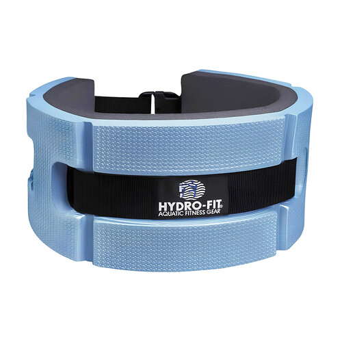 HYDRO-FIT AQUATIC FITNESS GEAR 165 Large Teal Classic Wave Belt With Buckle Closure