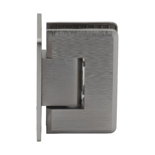 US Horizon HEBGTWAFPBN Brushed Nickel Wall Mount with Full Back Plate Adjustable Coronado Beveled Series Hinge