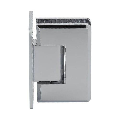 US Horizon HEBGTWAFPC Polished Chrome Wall Mount with Full Back Plate Adjustable Coronado Beveled Series Hinge