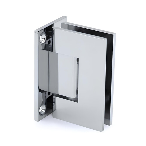 SGS IMP-110-CH Wall to Glass Full Back Plate Hinge-Chrome