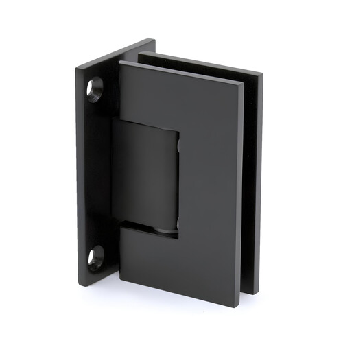 Wall to Glass Full Back Plate Hinge-Oil Rubbed Bronze - Matte Black