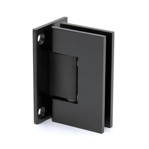 SGS IMP-110-MBL Wall to Glass Full Back Plate Hinge-Oil Rubbed Bronze - Matte Black