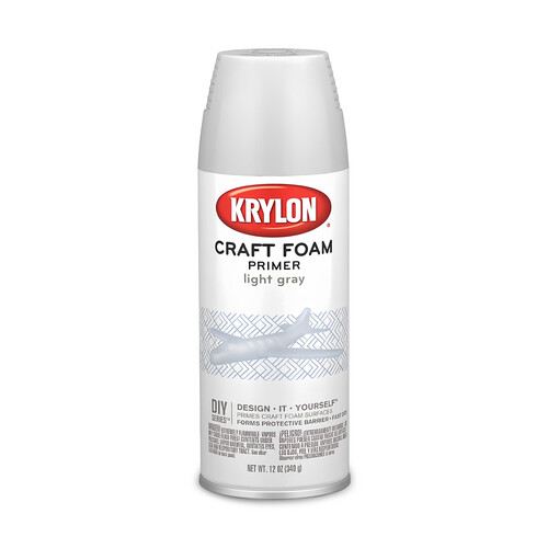 KRYLON DIVERSIFIED BRANDS K05055007 Craft Foam Primer, Light Gray, 12 oz.