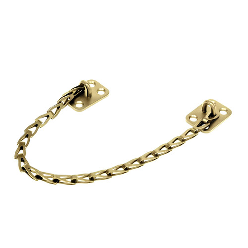 Deltana TC82U3 12" Length Transom Chain For Lock Polished Brass