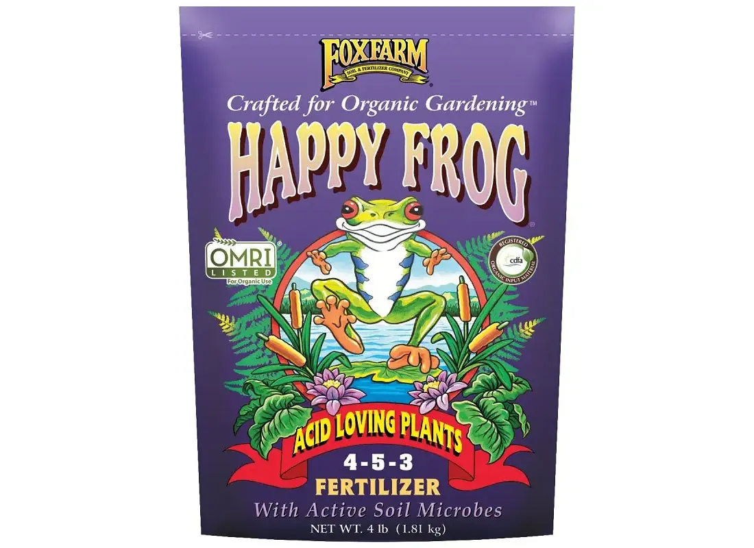 Happy.y FoxFarm FX14670 Happy Frog Jump Start Dry Fertilizer 4-lb