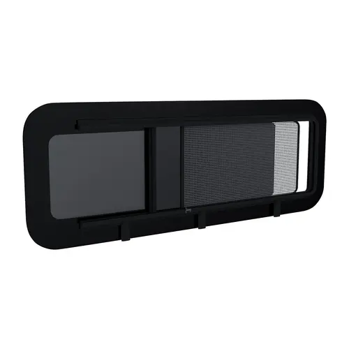 Brixwell DTBUNK008-INT 1016mm x 381mm Universal Fit Glass Bunk Window With Internal Screen Privacy Tinted