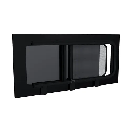 Brixwell DTRAM014-INT 1410mm x 666mm Ram ProMaster Van Glass Window,Driver Side First Slider with Internal Screen Window Position Privacy Tinted