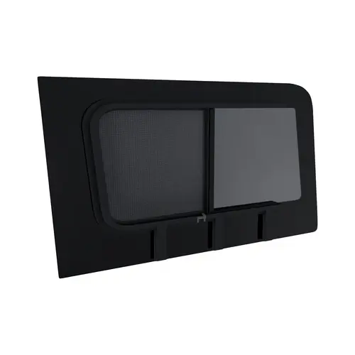 1290mm x 768mm Glass Window For Mercedes Sprinter,Passenger Side Third Sliding with Internal Screen Window Position Privacy Tinted