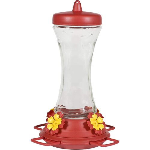 WOODSTREAM CORPORATION 08622396 279 Perky Pet Hummingbird Rose Petal Feeder 12oz