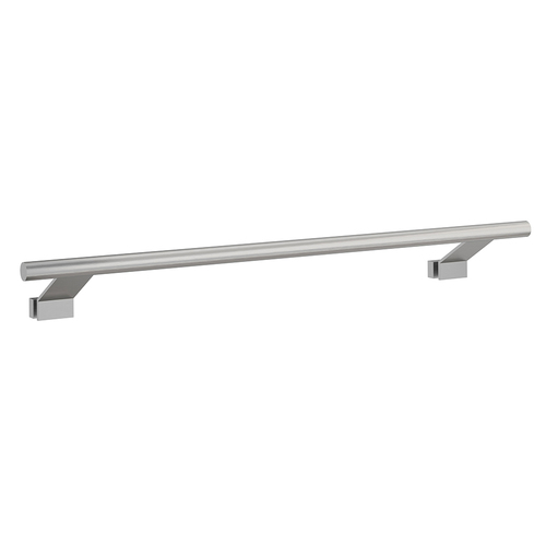 Brushed Stainless Steel 24" Hollow Towel Bar C-Style