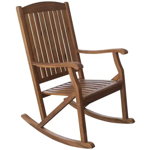 Leigh Country TX 36104 Sequoia Patio Rocker Chair, 24 in OAW, 35 in OAD, 44.1 in OAH, Hardwood