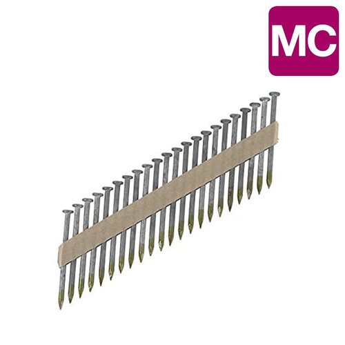 Metabo HPT 17104HPT Metal Connector Nail, 1-1/2 in L, Electro-Galvanized, Full Round Head, Smooth Shank