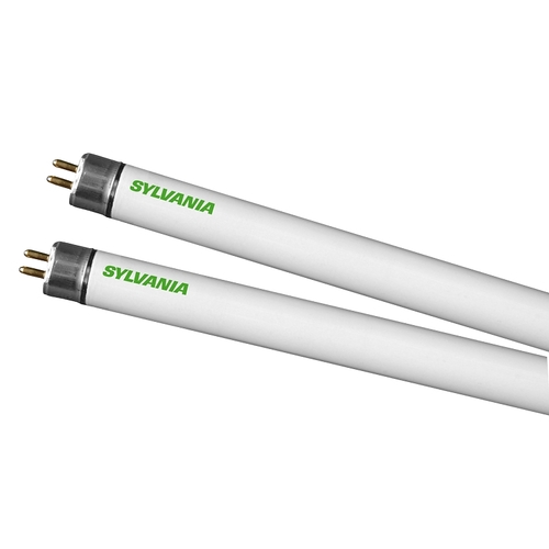 Sylvania 20924 Fluorescent Bulb, 21 W, T5 Lamp, Miniature G5 Lamp Base, 1767 Lumens, 4100 K Color Temp, Cool White Light