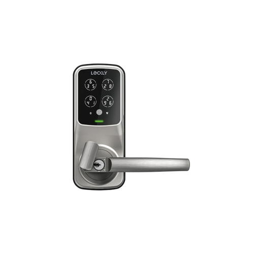 Lockly PGD628WSN Secure Pro Latch Edition, Includes Wi-Fi Hub, 619/SN Satin Nickel