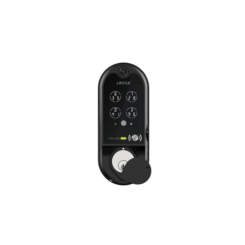 Lockly PGD798MB Vision Smart Lock + Video Doorbell, Includes: Wi-Fi Hub, 622/MB Matte Black