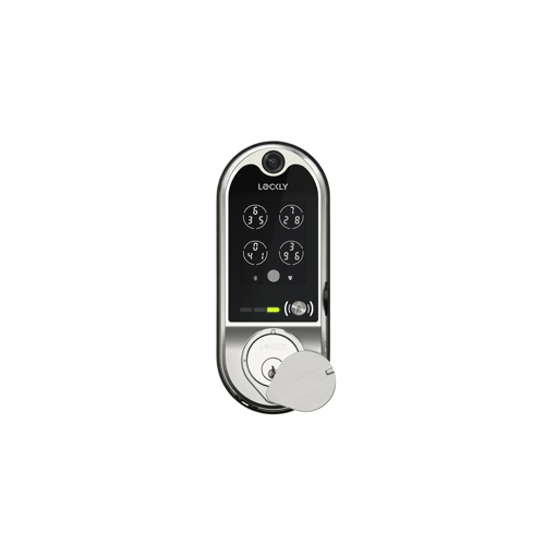 Lockly PGD798SN Vision Smart Lock + Video Doorbell, Includes: Wi-Fi Hub, 619/SN Satin Nickel