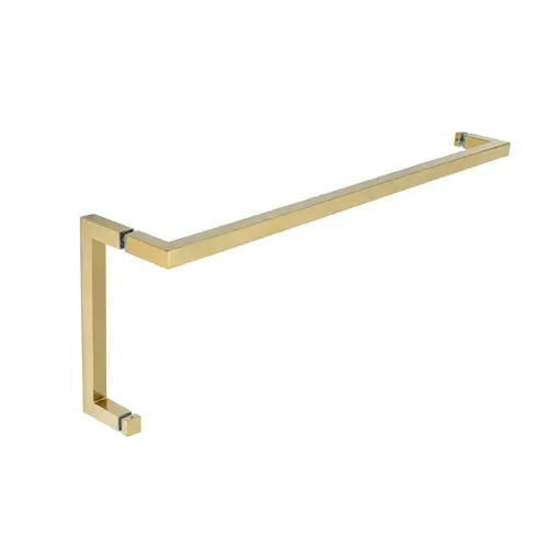 Taiga 18" c/c Towel Bar x 6" c/c Pull - Brushed Brass PVD