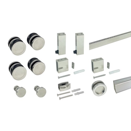 Bohle-Portals TAG81610.629 Taiga - Sliding Shower Door System - Polished Stainless Steel