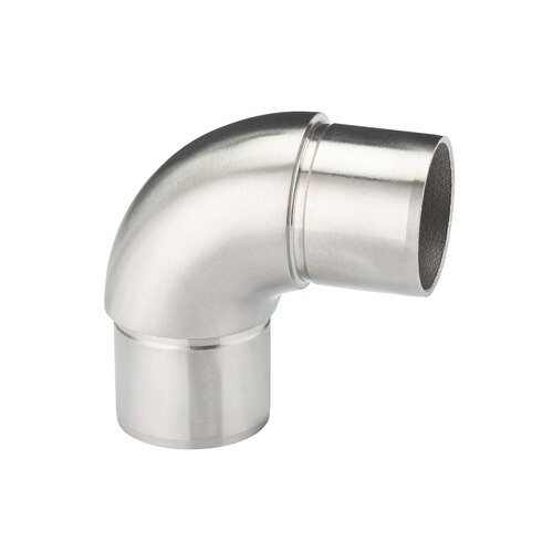 Handrail Rounded Corner 90 degree 1.90" O/D - Brushed Stainless