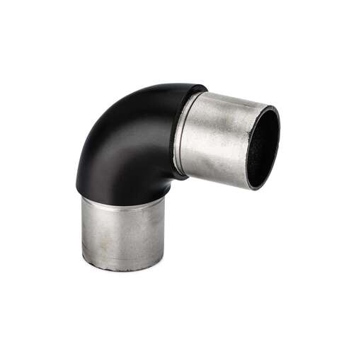 Handrail Rounded Corner 90 degree 1.90" O/D - Matte Black