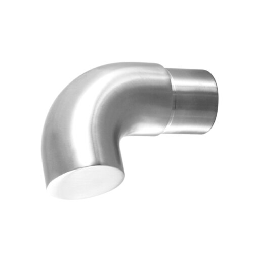 Handrail Wall Return 90 degree 1.50" O/D - Brushed Stainless