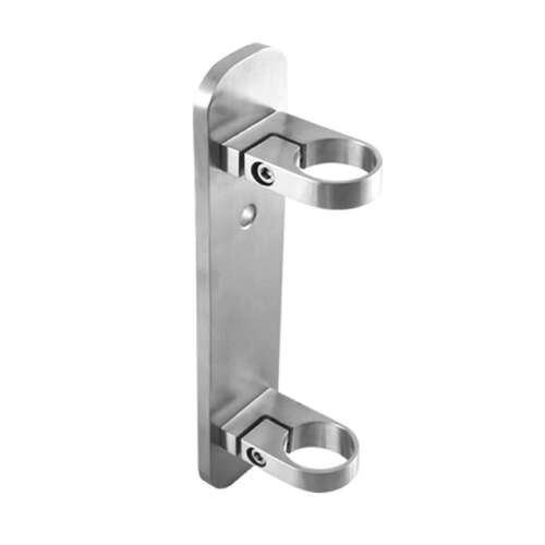 Bohle-Portals PRC-BR902-SBR Post Fascia Bracket 1.90" O/D Height Adjustable 2" - Brushed Stainless