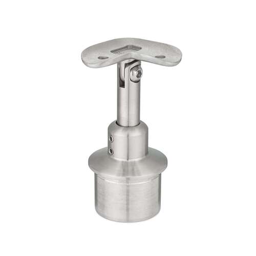 Bohle-Portals PRC-TO090-SBR Post Top 90 degree Height Adjustable 1.90" O/D - Brushed Stainless