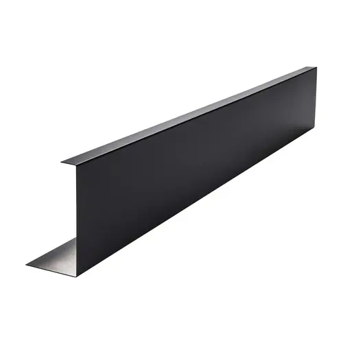 VetroMount Cladding Fascia For 11/16-3/4" Glass 10' - Matte Black