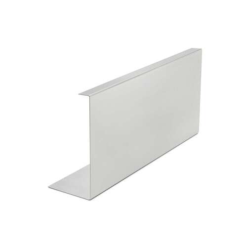 Wet Glaze Cladding Fascia For 11/16-3/4" Glass 10' - Brushed Stainless