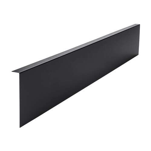 Wet Glaze Cladding Surface For 1/2-9/16" Glass 10' - Matte Black