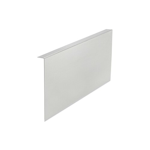 Wet Glaze Cladding Surface For 1/2-9/16" Glass 10' - Brushed Stainless